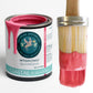 Coastal -  A Vibrant Coral Pink Hibiscus - Clay and Chalk Paint