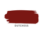A Rich Burgundy Red  Clay and Chalk Paint Dutchess