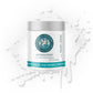Artisan paint container with a white base and mixing medium on a white background