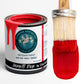 Red Chalk Paint- Clay and Chalk  Artisan Paint Vamp