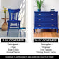 A Vibrant Dark Blue Chalk Paint and Clay Paint Hemingway -