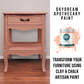 Botanical - Soft Coral Pink  Blushing Coral Clay and Chalk Paint