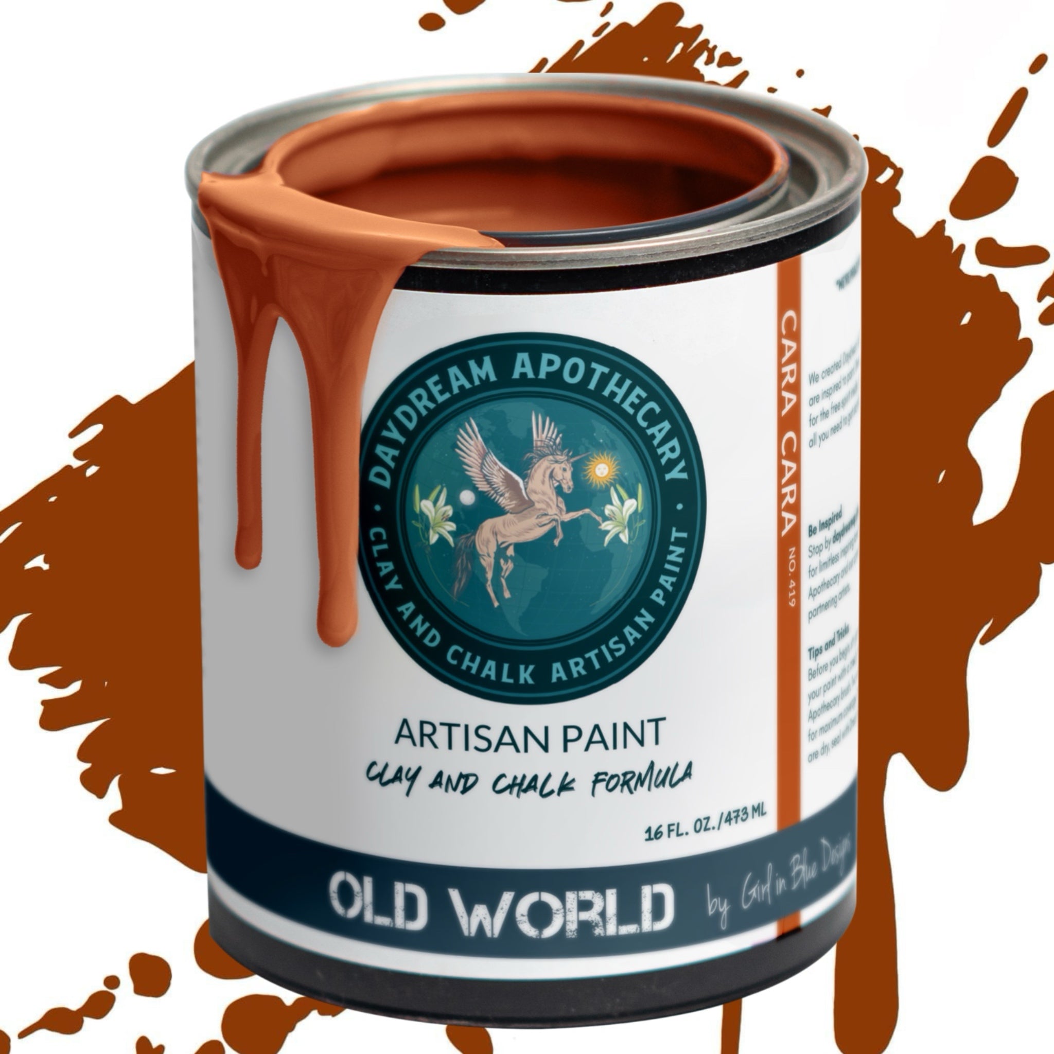Burnt Orange & Copper Brown Furniture Paints: Old World Chalk