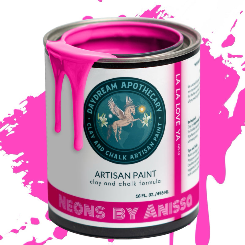 Neon Pink Chalk Paint La La Love You