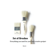 Set of all 3 Daydream Apothecary Paint Brushes