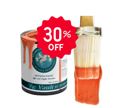 Orange Chalk Paint Clay Paint  Maverick