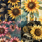 Decoupage Tissue Paper Sunflower Garden Set