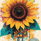 Decoupage Tissue Paper Sunflower Garden