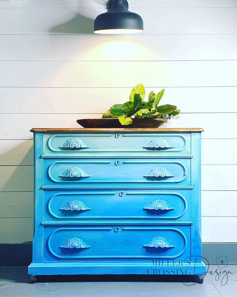 Neon Blue Chalk Paint and Clay Paint  - Four Boys Blue
