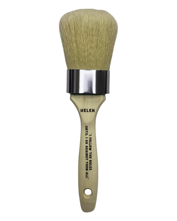 HELEN || 1.5" Oval Long Clay and Chalk Artisan Paint Brush