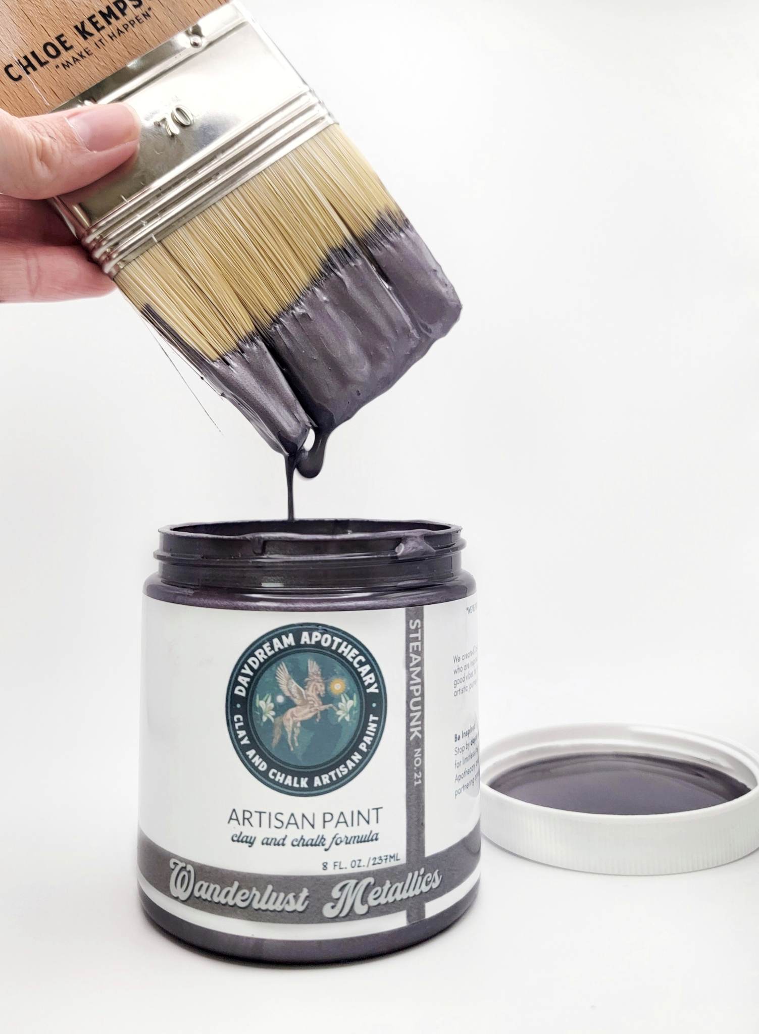 Wanderlust Metallics Steampunk Clay and Chalk Paint Daydream Apothecary