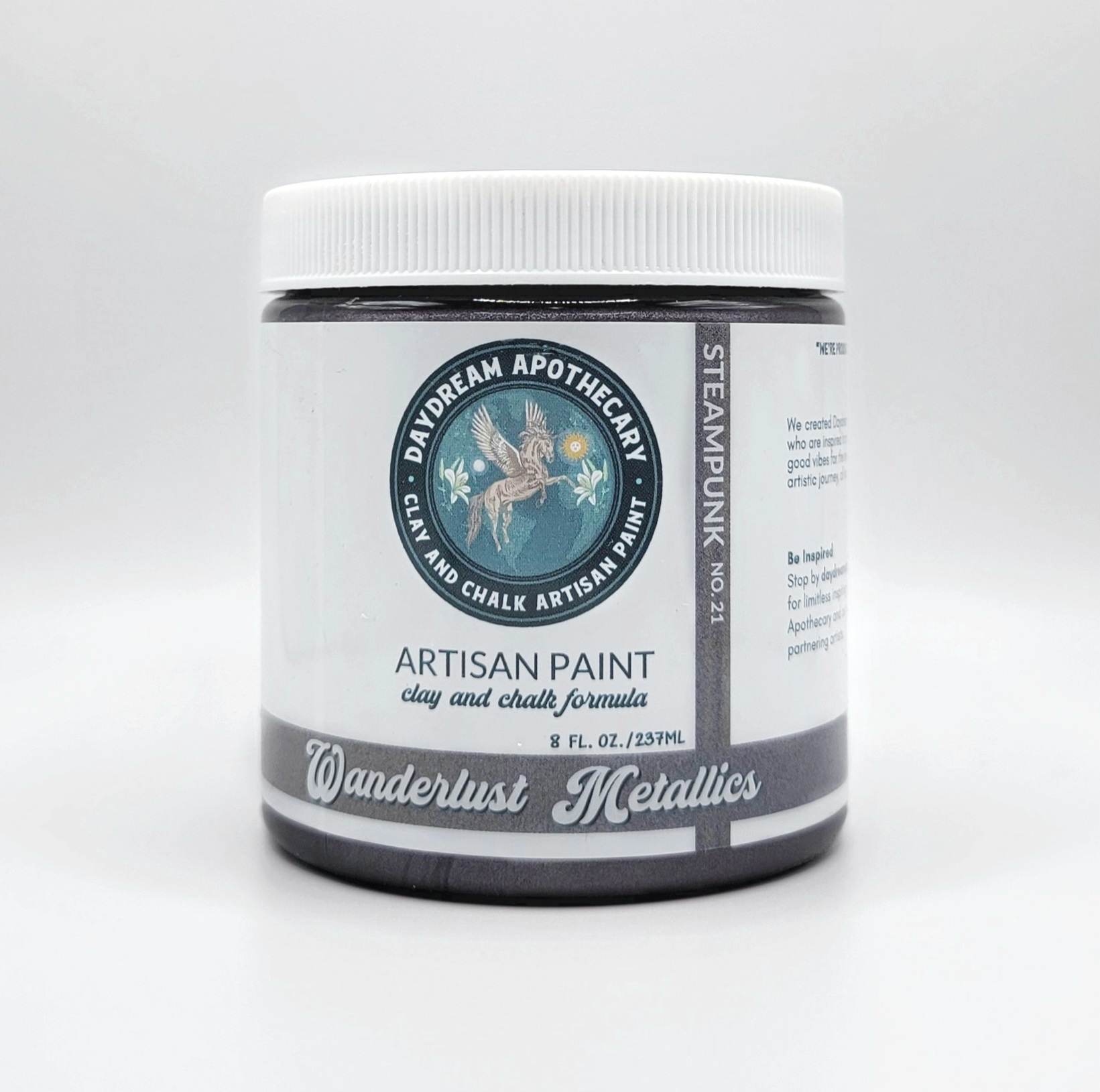 Wanderlust Metallics Steampunk Clay and Chalk Paint Daydream Apothecary