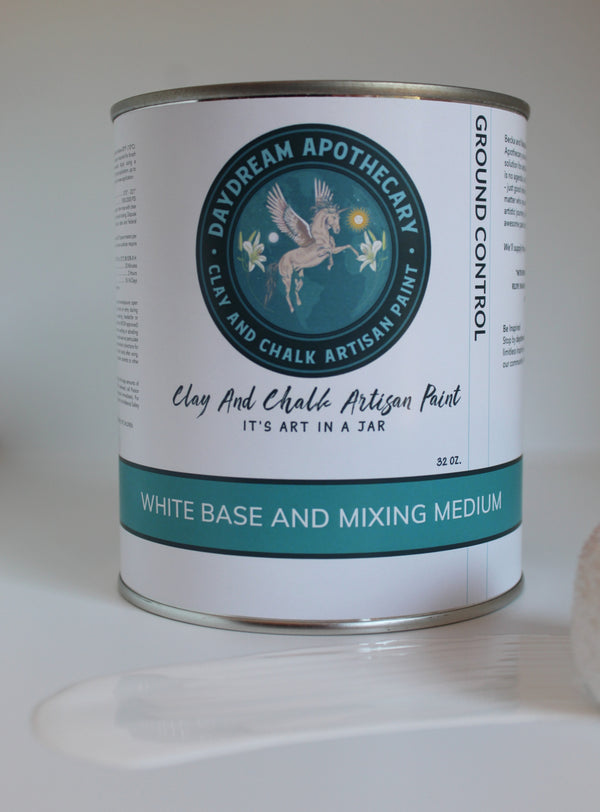 Ground Control White - Clay and Chalk Paint  || 16 oz. Pint