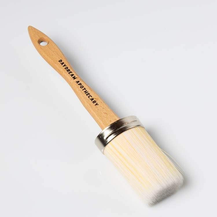 MAYA || 1 Oval Long Clay and Chalk Artisan Paint Brush PRE-ORDER