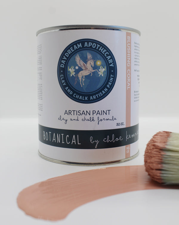Botanical - Blushing Coral - Clay and Chalk Paint || 8 oz.