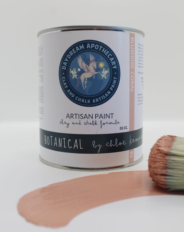 Botanical - Blushing Coral - Clay and Chalk Paint || 16 oz. Pint
