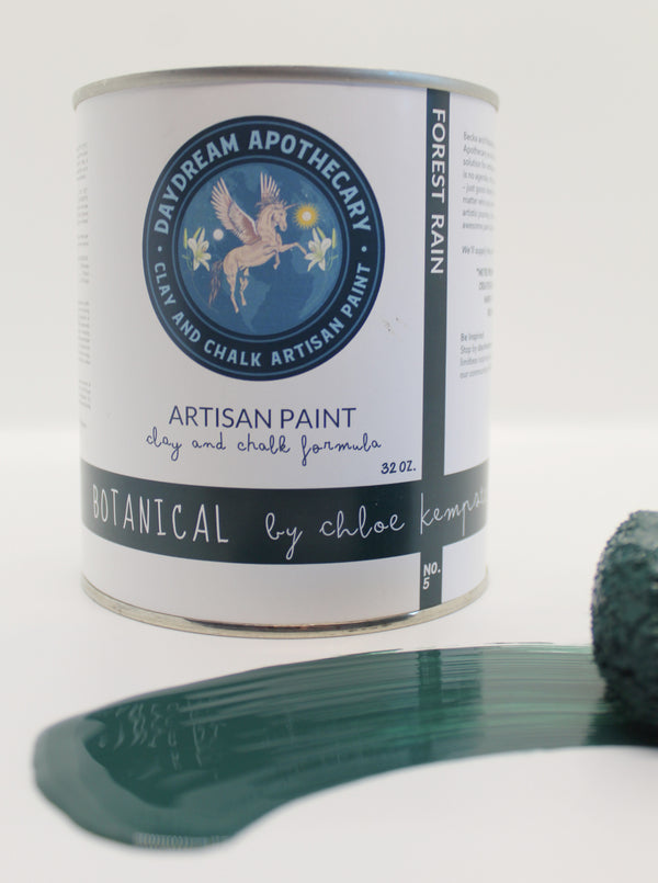 Botanical - Forest Rain - Clay and Chalk Paint || 6 oz. Sample